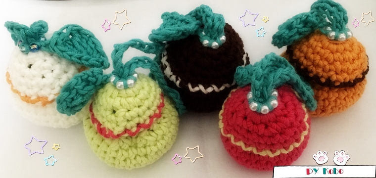 knit fruits