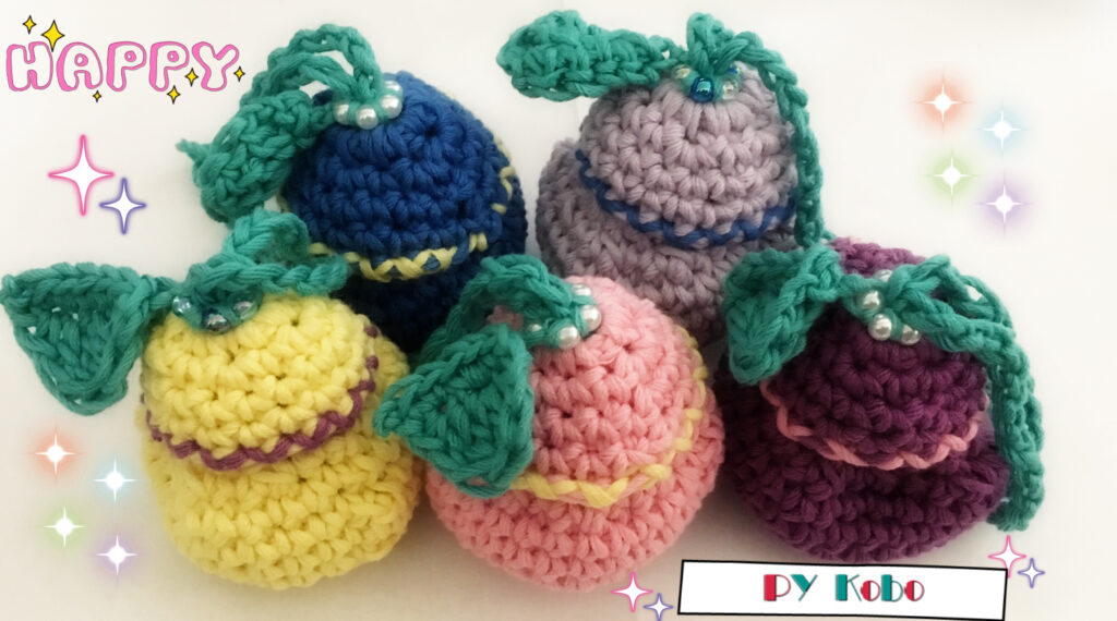 knit fruits